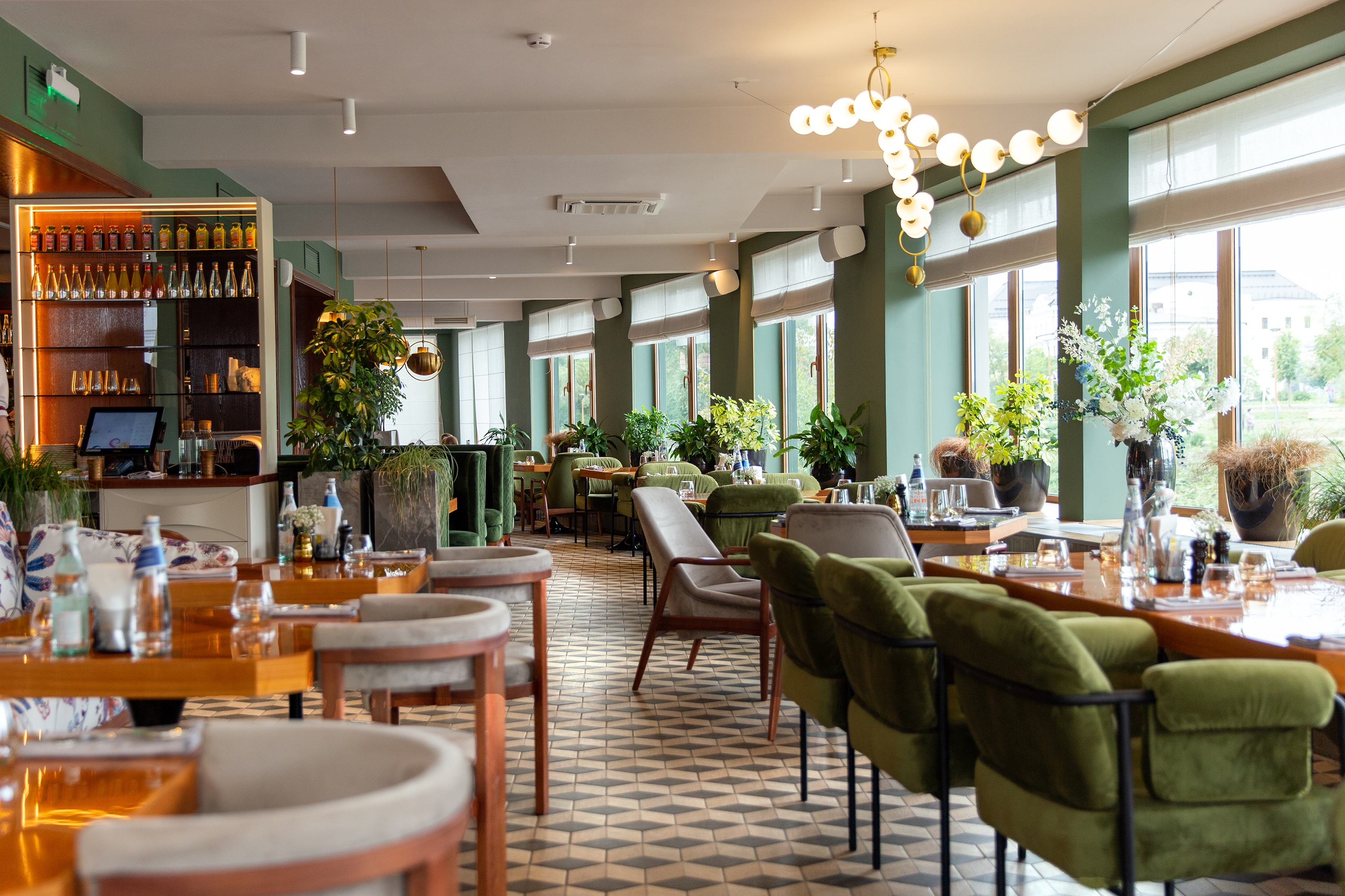 Restaurant interior in Surrey